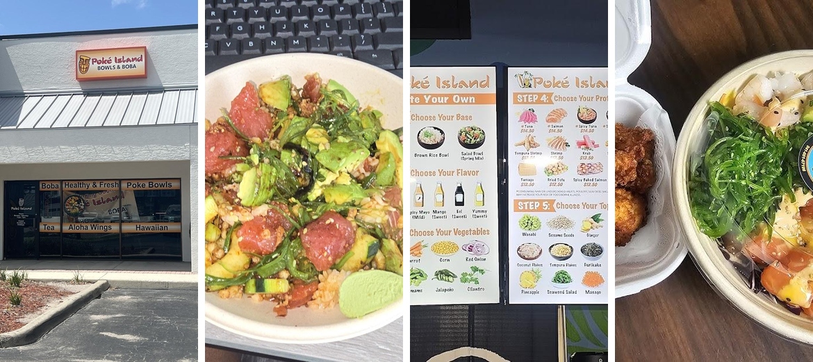 Poké Island Menu