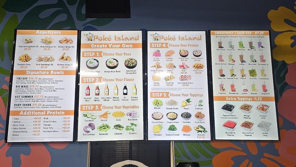 Poké Island Menu image 2